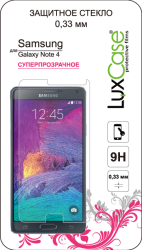 Фото защитного стекла для Samsung Galaxy Note 4 SM-N910C LuxCase 80877 суперпрозрачное