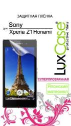 Фото защитной пленки для Sony Xperia Z1 Luxcase суперпрозрачная