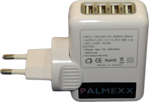 Фото универсальной зарядки Palmexx PX/PA-4USB-2.1A