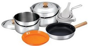 Фото набора посуды Kovea VKC-ST08-45 Stainless L Cookware