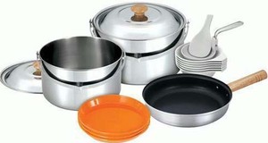Фото набора посуды Kovea VKC-ST08-67 Stainless XL Cookware