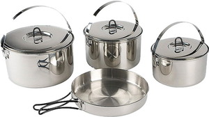 Фото набора посуды Tatonka Family Cook Set L из нержавеющей стали