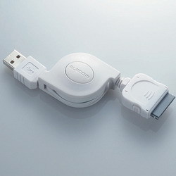 Фото USB дата-кабеля Elecom IRL15WH