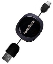 Фото USB дата-кабеля Avantree Retract Sync Charge Cable