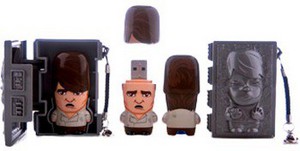 Фото флэш-диска Mimoco Mimobot Han Solo with Carbonite carrying case 8GB