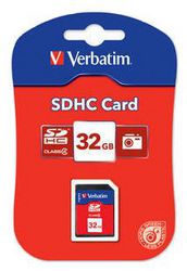Фото флеш-карты Verbatim SD SDHC 32GB Class 4
