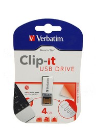 Фото флэш-диска Verbatim Clip-it 4GB