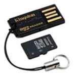 Фото флеш-карты Kingston MicroSDHC 4GB Class 4 + USB Reader