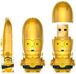 Фото флэш-диска Mimoco Mimobot C-3PO 4GB