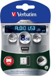 Фото флэш-диска Verbatim Store 'n' Go Audio USB 8GB