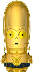 Фото флэш-диска Mimoco Mimobot C-3PO 8GB