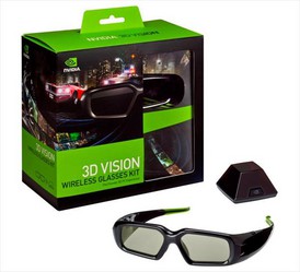 Фото 3D очков NVIDIA 3D Vision Wireless Glasses Kit + игра Call of Duty: MW3