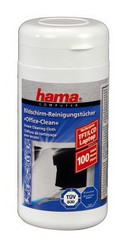 Фото Влажные чистящие салфетки HAMA H-R1084187 100 шт.