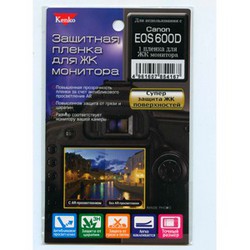 Фото защитной пленки для Canon EOS 600D Kenko
