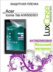 Фото антибликовой защитной пленки для Acer Iconia Tab A501 LuxCase