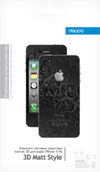 Фото защитной пленки для Apple iPhone 4S Deppa 3D Style 61196