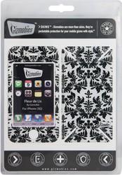 Фото виниловой наклейки на iPhone 3G Gizmobies 3D Fleur de Lis