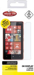 Фото защитной пленки для Nokia Lumia 820 Cellular Line SPL820