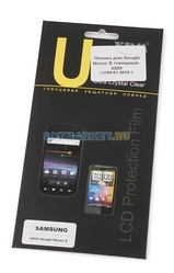 Фото глянцевой защитной пленки для Google Nexus S XDM