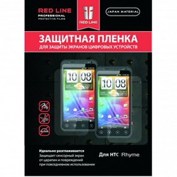 Фото матовой защитной пленки для HTC Rhyme Red Line