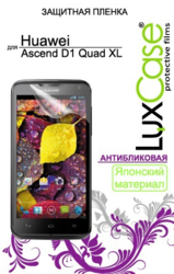 Фото антибликовой защитной пленки для Huawei Ascend D1 Quad XL U9510 LuxCase