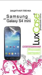 Фото защитной пленки для Samsung Galaxy S4 mini i9190 LuxCase суперпрозрачная
