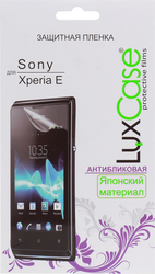Фото антибликовой защитной пленки для Sony Xperia E LuxCase