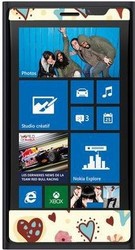 Фото виниловой наклейки на Nokia Lumia 920 Vinil-Koritsa Сердца