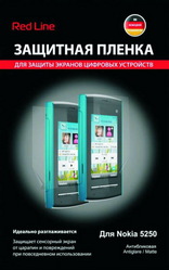 Фото матовой защитной пленки для Nokia 5250 Red Line