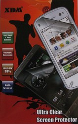 Фото матовой защитной пленки для HTC Sensation XL XDM