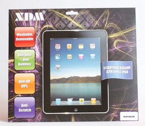 Фото матовой защитной пленки для Apple iPad XDM