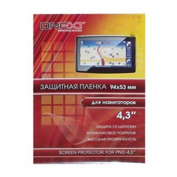Фото защитной пленки ONEXT для экрана 4.3 дюйма