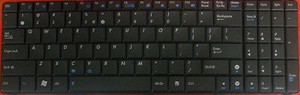 Фото клавиатуры для Asus K50 Eng
