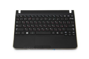 Фото клавиатуры для Samsung N210 с панелью, тачпадом и колонками