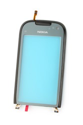 Фото тачскрина для Nokia C7 со шлейфом в рамке