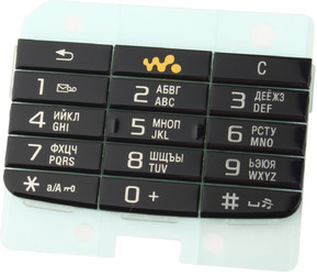 Фото клавиатуры для Sony Ericsson W960i