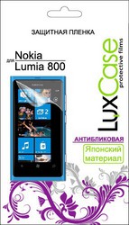 Фото антибликовой защитной пленки для Nokia Lumia 800 LuxCase