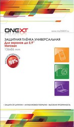 Фото матовой защитной пленки ONEXT для экрана 5.9 дюймов