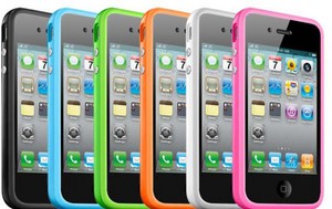Фото защитный бампер для Apple iPhone 4