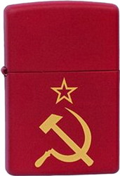 Фото зажигалка Zippo Серп и Молот 233
