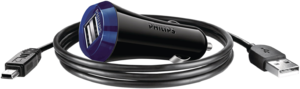 Фото автомобильной универсальной зарядки Philips DLP2257U/10